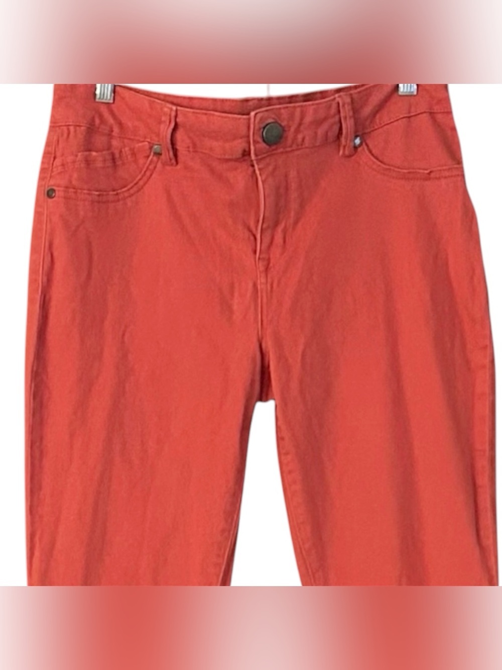 1822 Denim Women’s Skinny Jeans - Coral - Picture 2 of 7